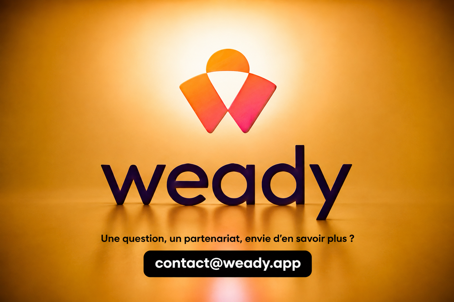 Weady — Une question, un partenariat, envie d’en savoir plus ? contact@weady.app